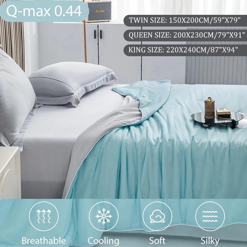 Cooling Blankets Smooth Air Condition Comforter_Cooling Blanket_SolisSleep_