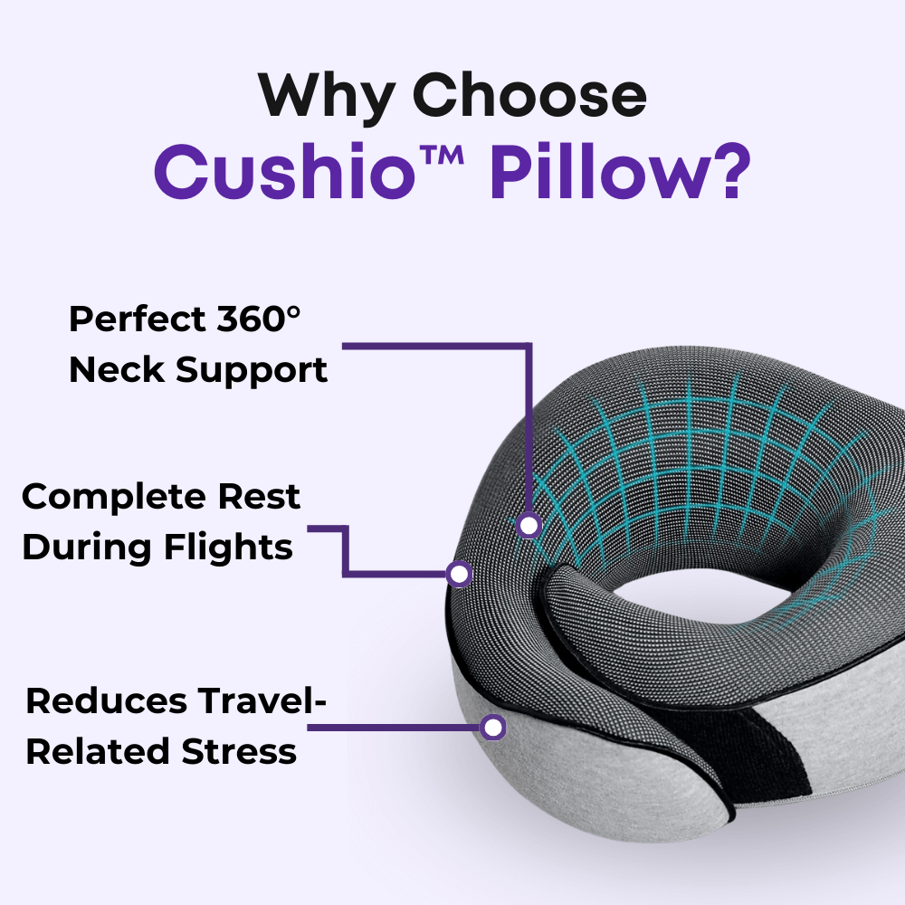 Cushio™ Travel Pillow__SolisSleep_