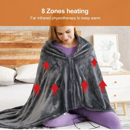 USB Heated Shawl Blanket