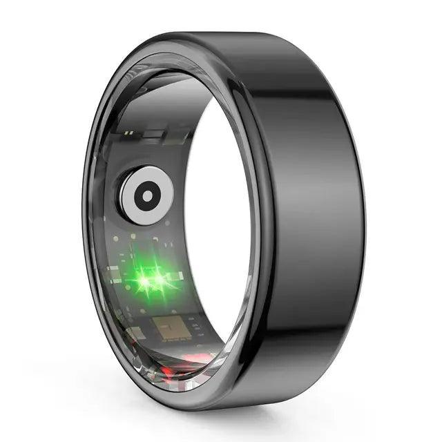 R02 Smart Ring: Titanium Steel, Health Monitoring, Waterproof, Multi-Sport Modes_Sleep Ring_SolisSleep_