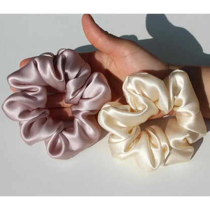 Silk Hair Scrunchies__SolisSleep_