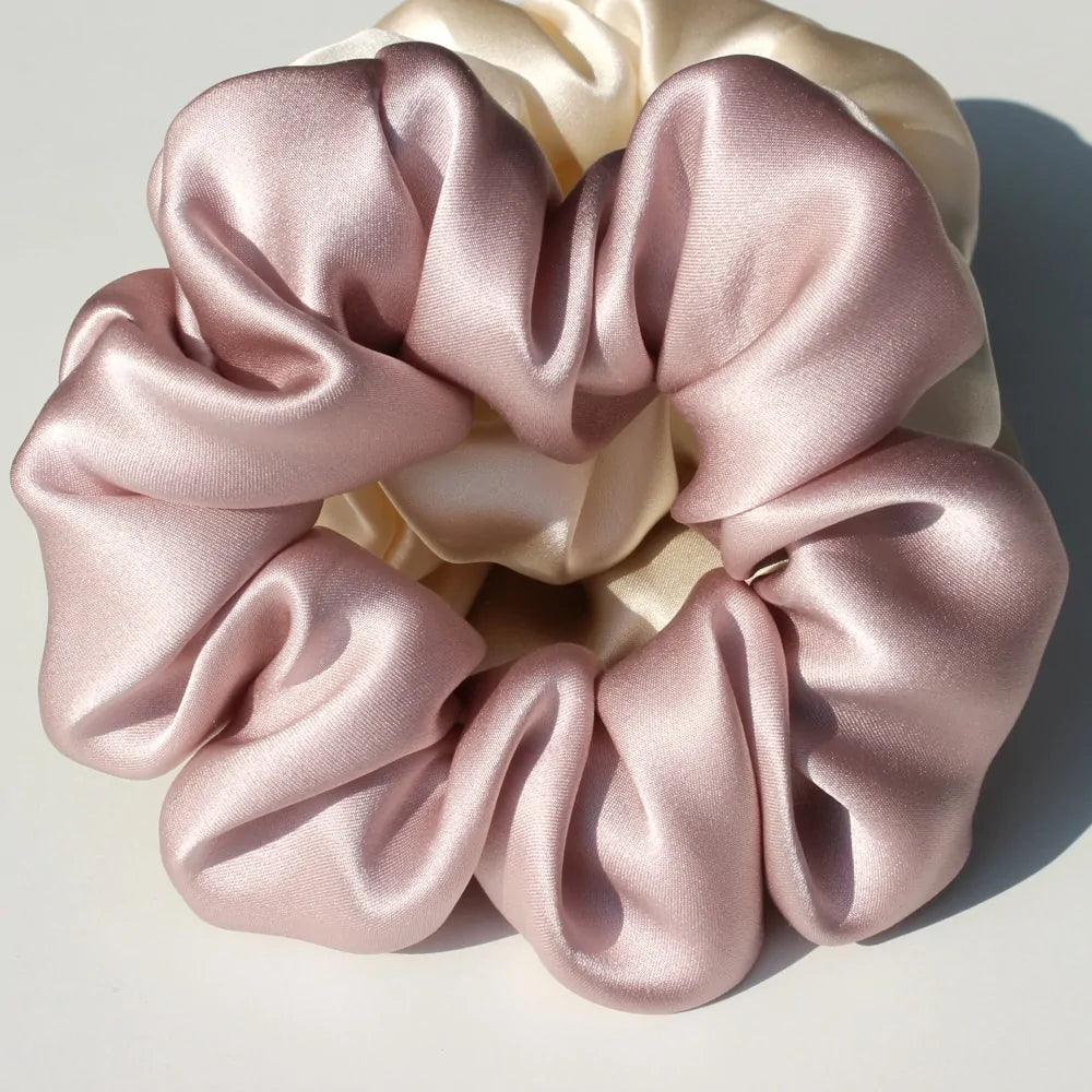 Silk Hair Scrunchies__SolisSleep_