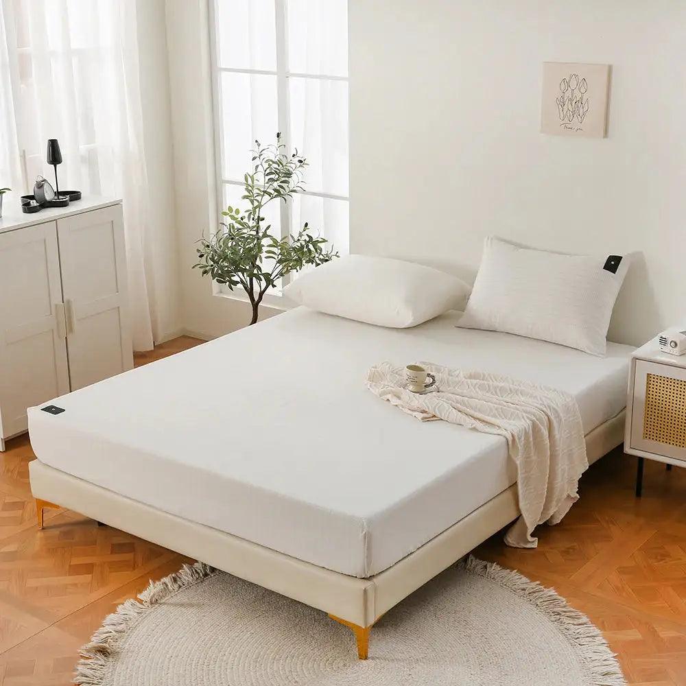 Warm Plush Fitted Sheet Elastic Mattress Cover_Bedsheets_SolisSleep_