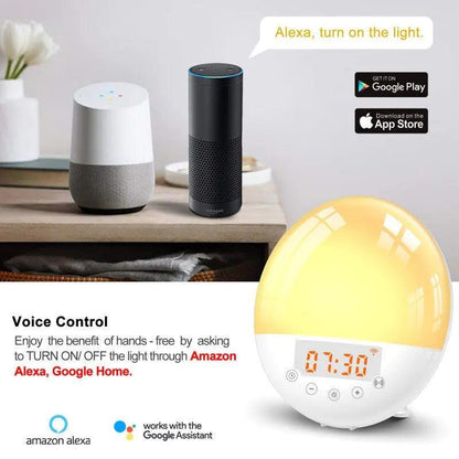 Smart Digital Sunrise Alarm Clock - Alarm Clock - SolisSleep